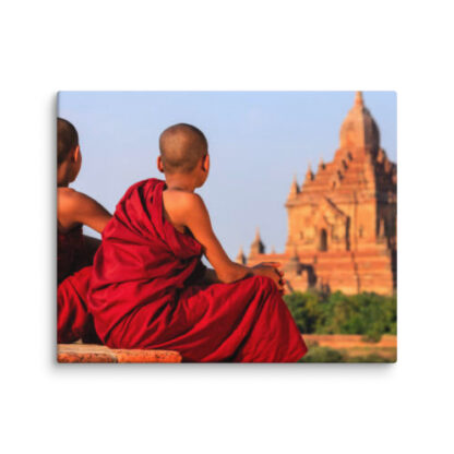 Youthful Serenity Amongst Ancient Pagodas - Image 3