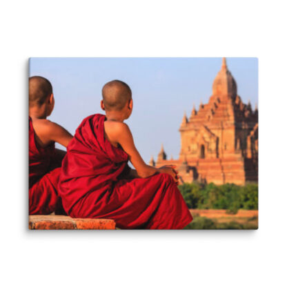 Youthful Serenity Amongst Ancient Pagodas - Image 4