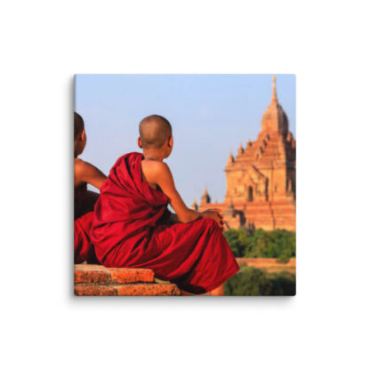 Youthful Serenity Amongst Ancient Pagodas - Image 2