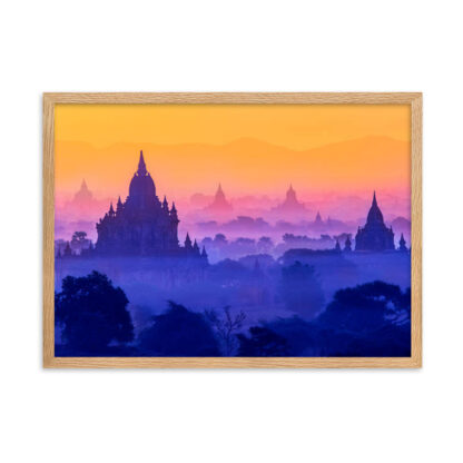 Mystical Dawn over Bagan Temples - Image 3